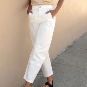 Everlane White Jeans